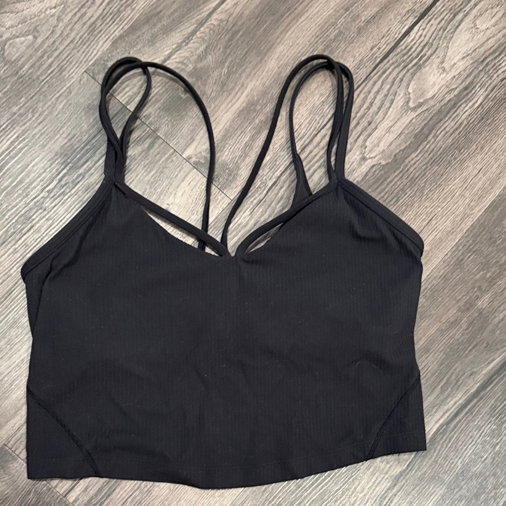 lululemon athletica Black Strappy Bra